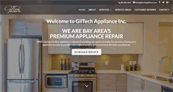 Desktop Screenshot of giltechappliance.com